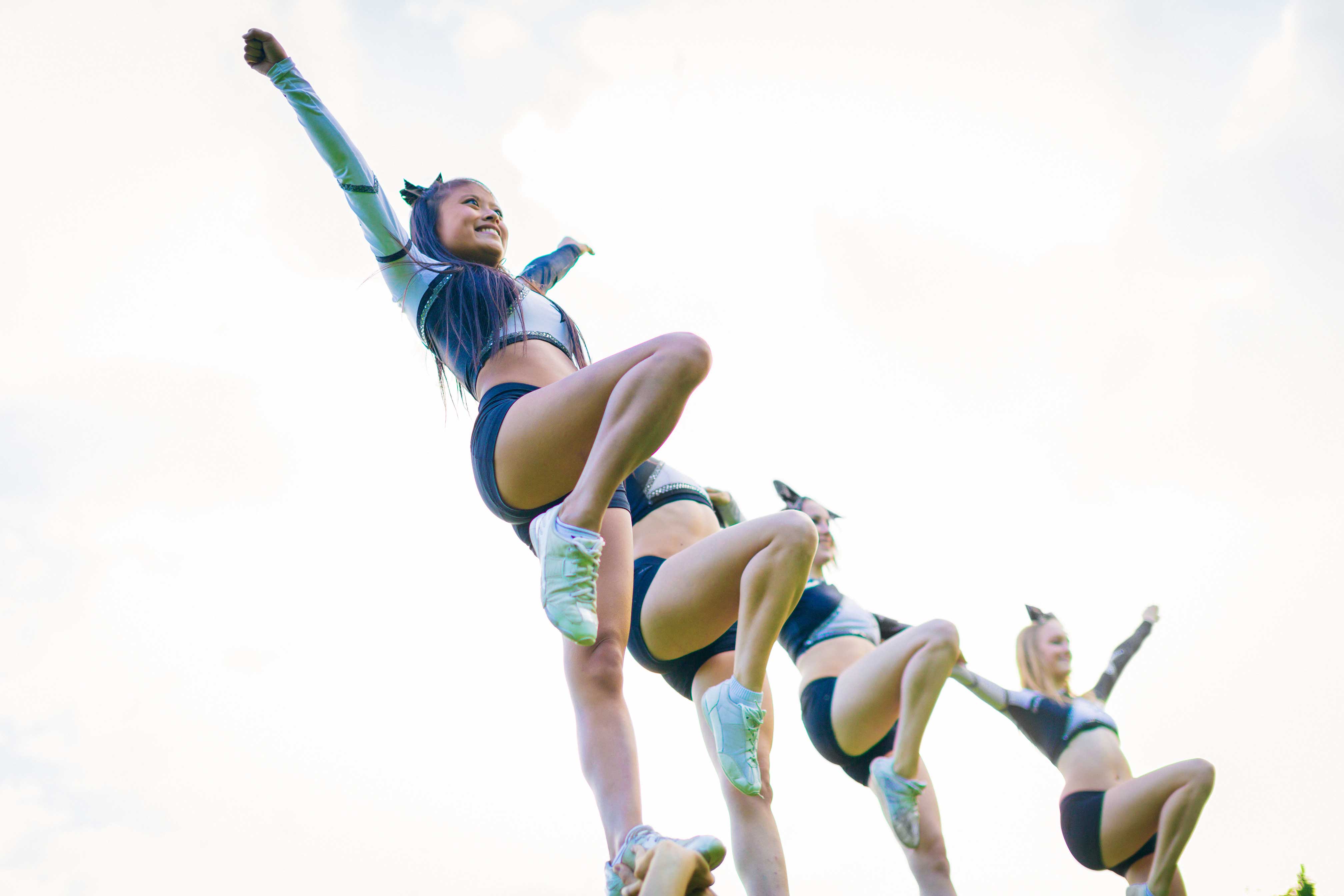 Five students smiling 