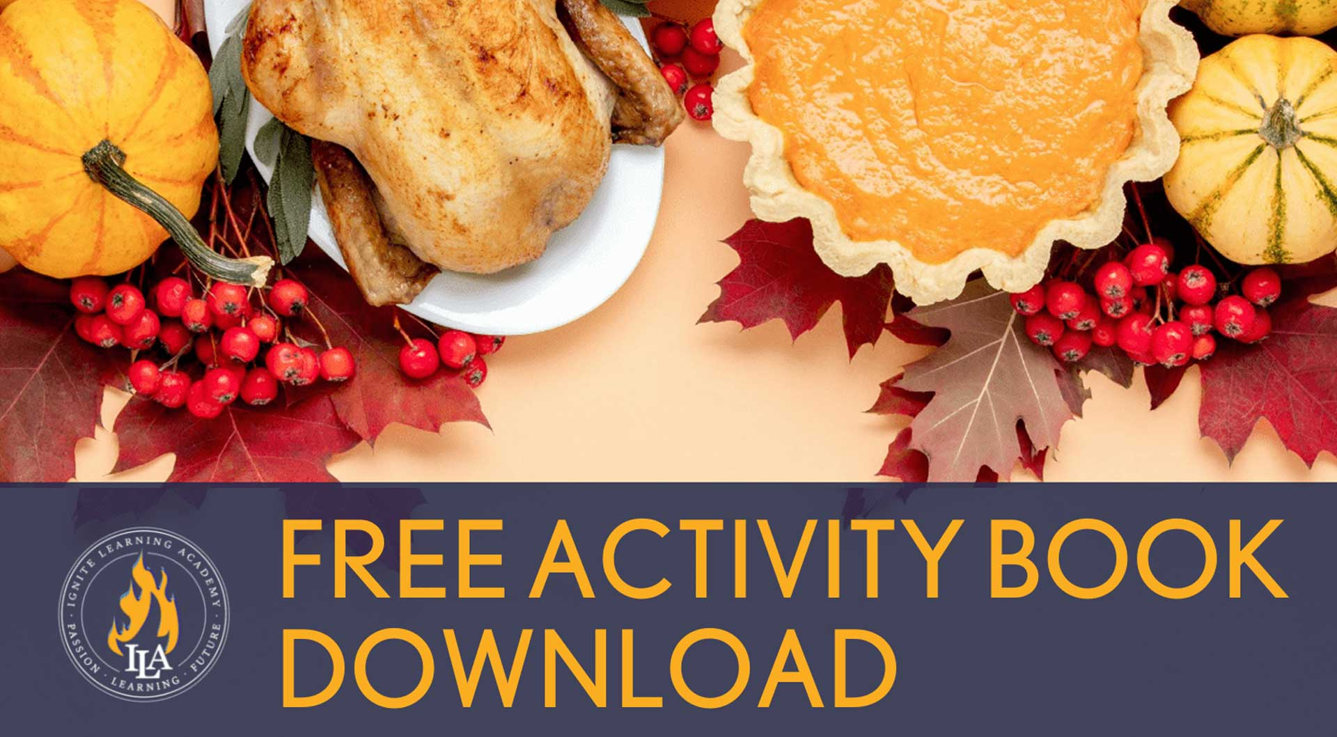 Free Thanksgiving Activity Book - Downloadable
